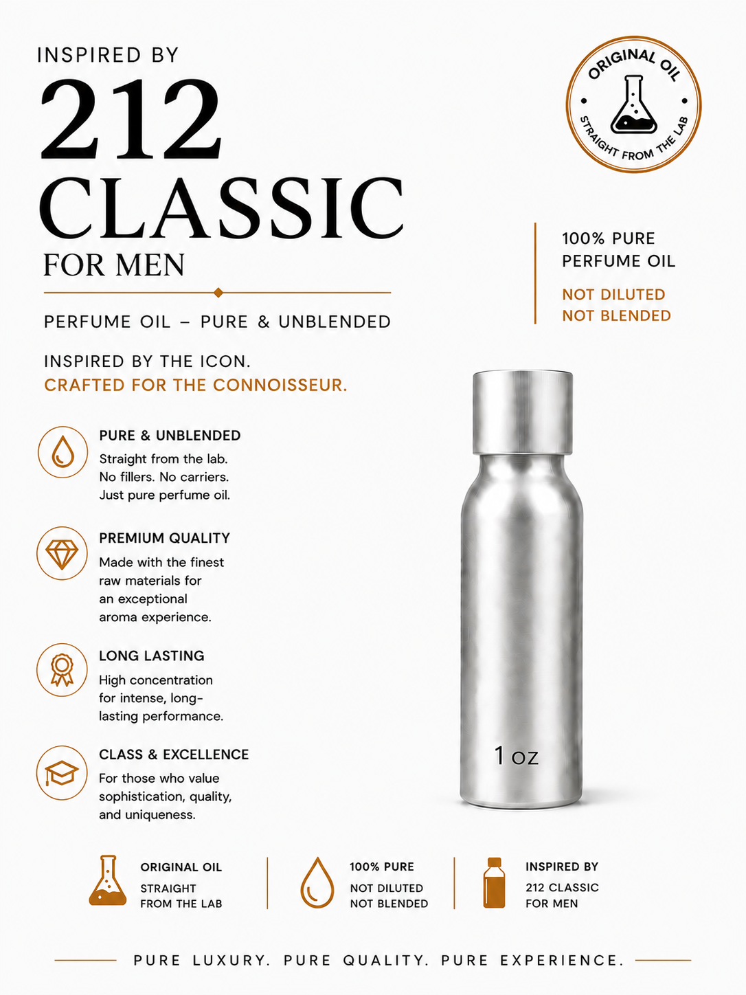 212 Man Carolina Herrera Type | Perfume Oil