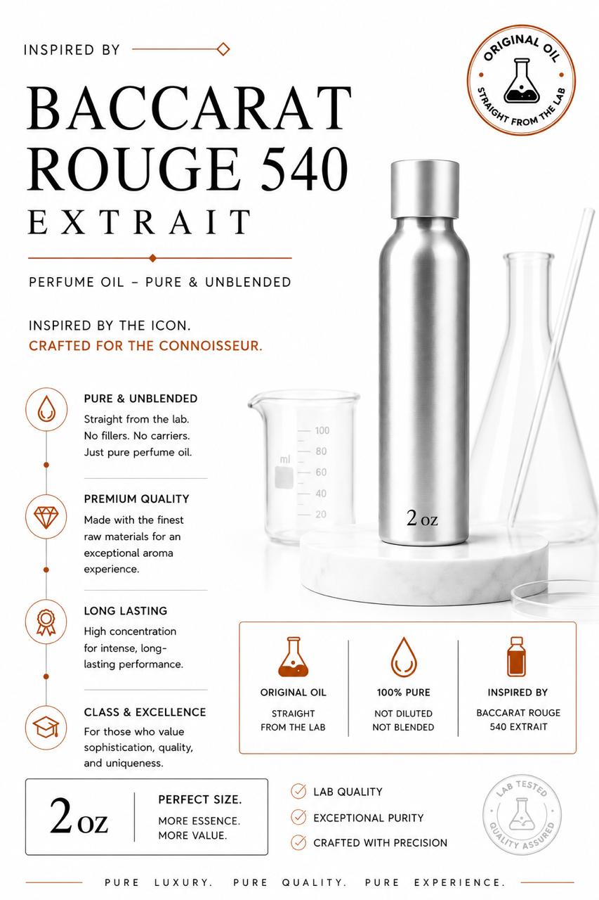 Baccarat Rouge 540 Type | Perfume Oil