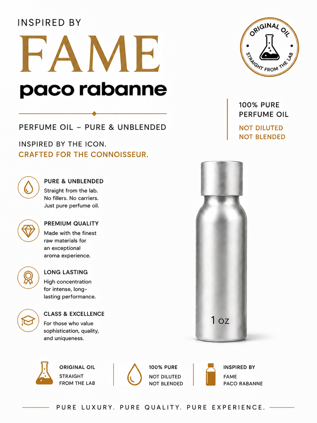 Fame by Paco Rabanne Type | Perfume Oil