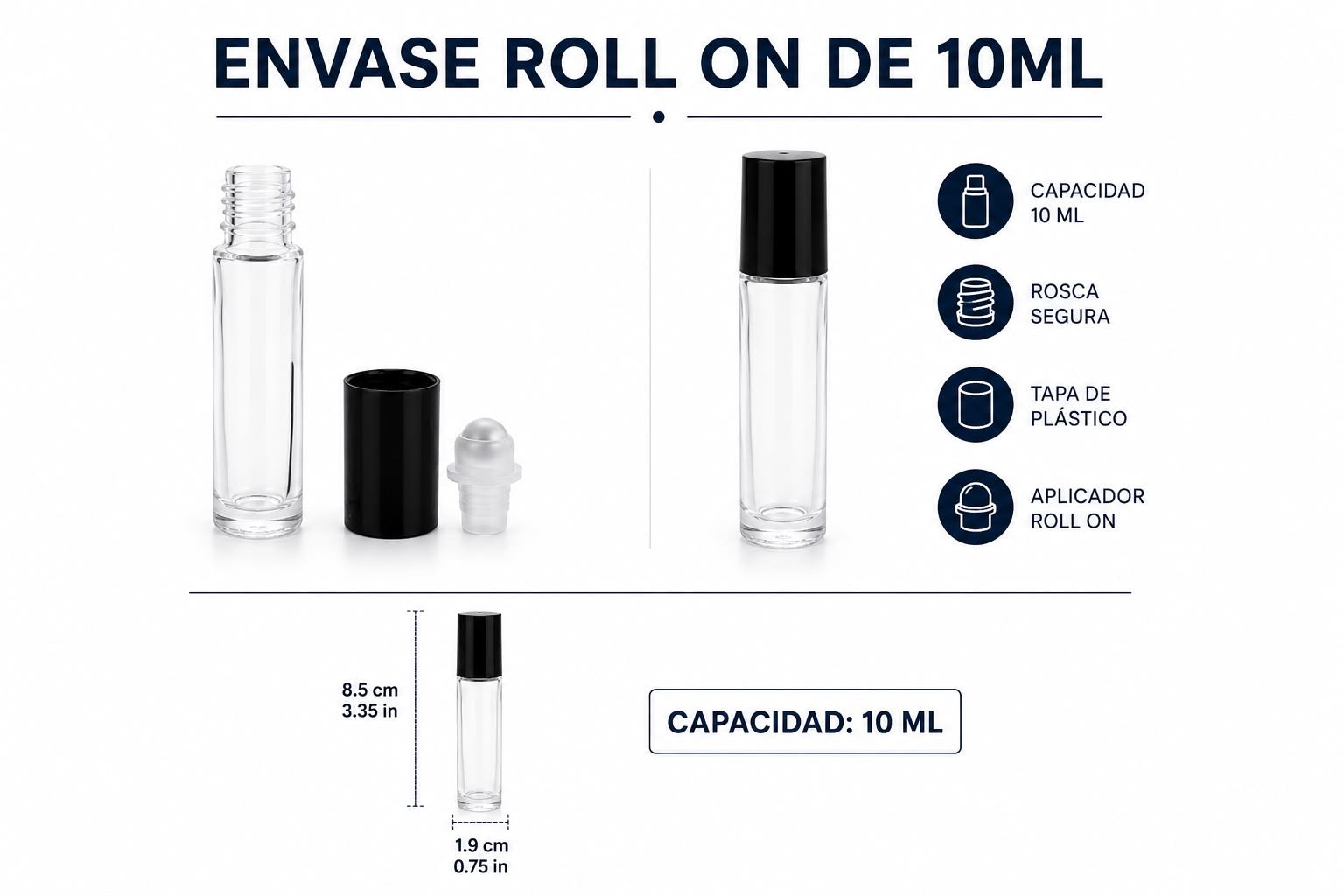 Envase Roll On | Empty Perfume Bottle